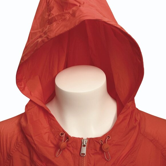 Athleta Expedition Hike Shell Jacket Womens Plus 2X Vermillion Orange Gorpcore - Picture 3 of 9